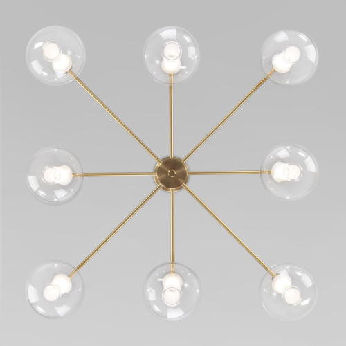 Потолочная люстра Eurosvet Magma 60175/8 латунь