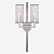 Бра Liaison Double Arm Sconce Хром By Imperiumloft