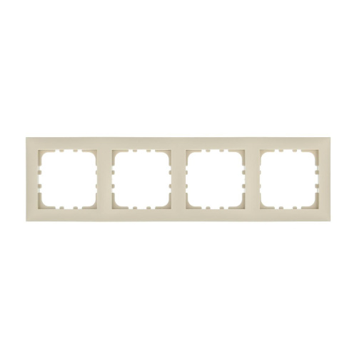 Рамка LK Studio 4-постовая (бежевый) LK60 864401-1 Рамка LK Studio 4-постовая (бежевый) LK60 864401-1