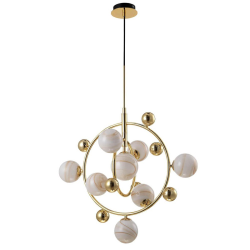 Подвесная люстра Crystal Lux Salvadore SP8V Gold Подвесная люстра Crystal Lux Salvadore SP8V Gold