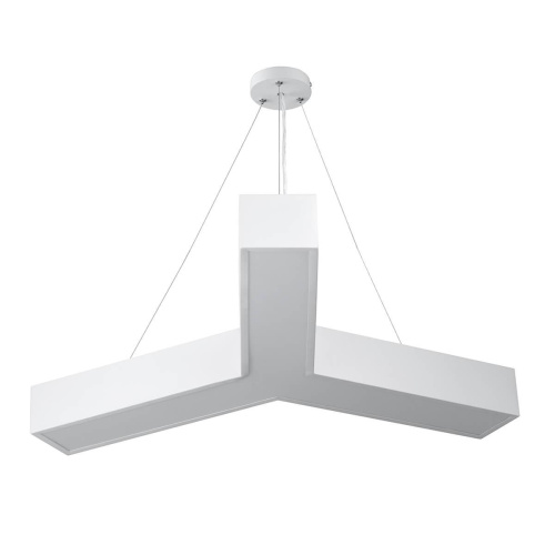 Подвесной светодиодный cветильник Geometria ЭРА Igrek SPO-143-W-40K-056 56Вт 4000К белый Б0050570 Подвесной светодиодный cветильник Geometria ЭРА Igrek SPO-143-W-40K-056 56Вт 4000К белый Б0050570