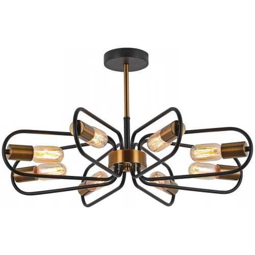 Потолочная люстра Illumico IL8253-8COU-79 BK GD