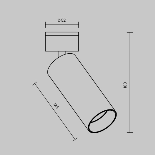 Потолочный светильник Technical C055CL-L12W4K-W-W Потолочный светильник Technical C055CL-L12W4K-W-W