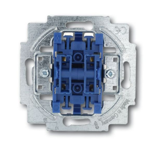 Выключатель жалюзи двухклавишный однополюсный ABB BJE 10A 250V с фиксацией 2CKA001012A2197 Выключатель жалюзи двухклавишный однополюсный ABB BJE 10A 250V с фиксацией 2CKA001012A2197