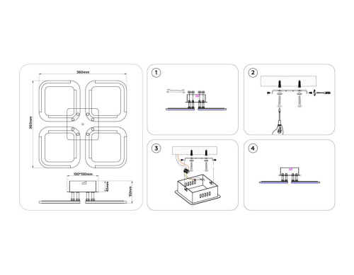 Светильник потолочный Ambrella light ACRYLICA FA8947 Светильник потолочный Ambrella light ACRYLICA FA8947