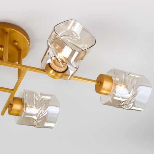 Потолочная люстра Eurosvet Hilari 30165/6 перламутровое золото