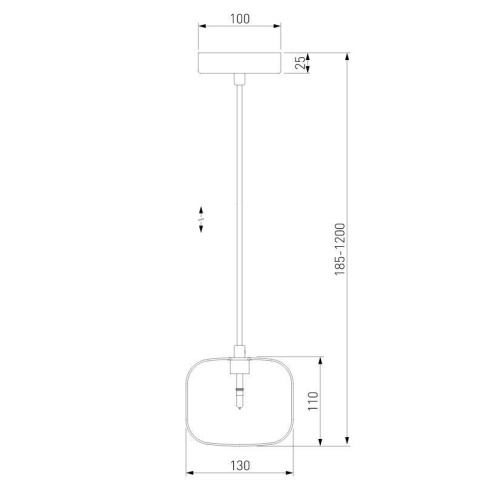 Подвесной светильник Eurosvet Jar 50128/1 золото Подвесной светильник Eurosvet Jar 50128/1 золото