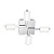 Потолочная светодиодная люстра Ideal Lux Mikado PL4 196640