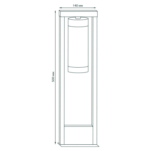 Уличный светильник Gauss Aura GD019 Уличный светильник Gauss Aura GD019
