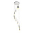 Подвесная светодиодная люстра ST Luce Bochie SL405.103.10