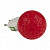 Настенный светодиодный светильник (10329) Uniel DTL-309-Шар/Red/1LED/0,1W