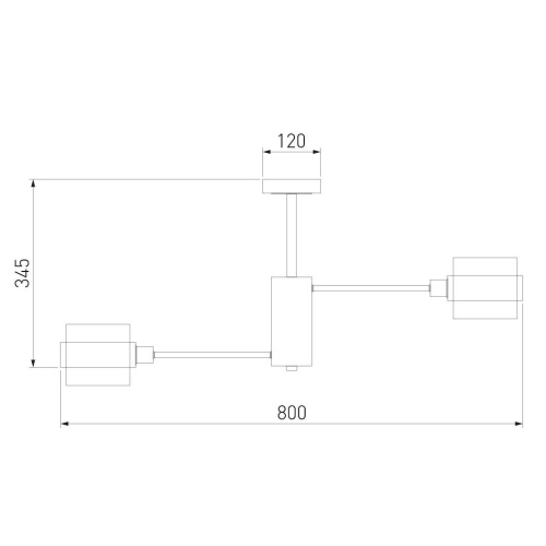 Потолочная люстра Eurosvet Arcada 70127/8 черный Потолочная люстра Eurosvet Arcada 70127/8 черный