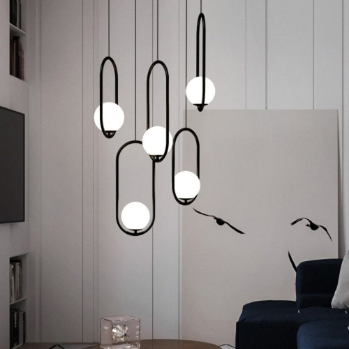 Подвесной Светильник Matthew Mccormick Hoop 50 Black Mila Pendant By Imperiumloft