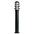 Светильник садово-парковый Feron DH047-650, Техно столб, 18W E27 230V, черный 51528