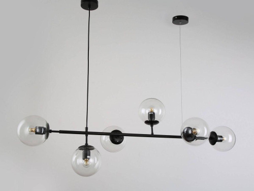Подвесная люстра Lumina Deco Ceredo LDP 6034-6 BK Подвесная люстра Lumina Deco Ceredo LDP 6034-6 BK