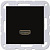 Розетка HDMI одинарная Jung A 500 черная MAA1112SW