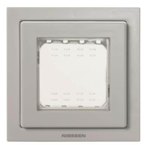 Рамка монтажная ITA 1-постовая ABB Zenit IP55 серый 2CLA327100N1701 Рамка монтажная ITA 1-постовая ABB Zenit IP55 серый 2CLA327100N1701