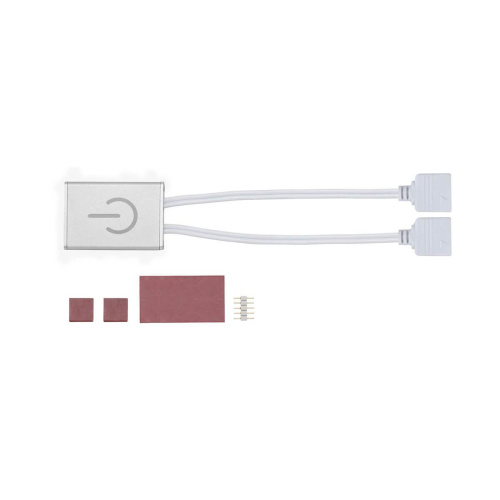 Выключатель сенсорный Paulmann MaxLED макс.144Вт 24В Серебро Для лент светодиодных Димм 70975