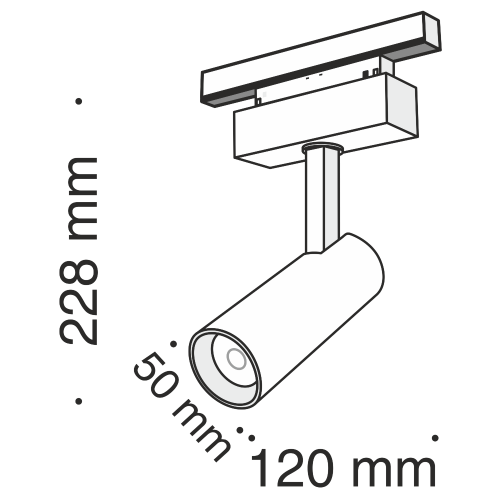 Трековый светодиодный светильник Maytoni Track Lamps TR019-2-10W4K-B Трековый светодиодный светильник Maytoni Track Lamps TR019-2-10W4K-B