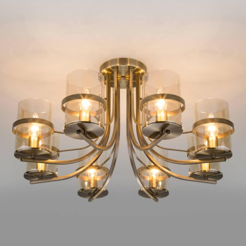 Потолочная люстра Eurosvet 60085/8 античная бронза