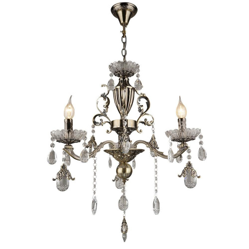 Подвесная люстра Seven Fires Sondra WD3541/3H-AB-CL Подвесная люстра Seven Fires Sondra WD3541/3H-AB-CL