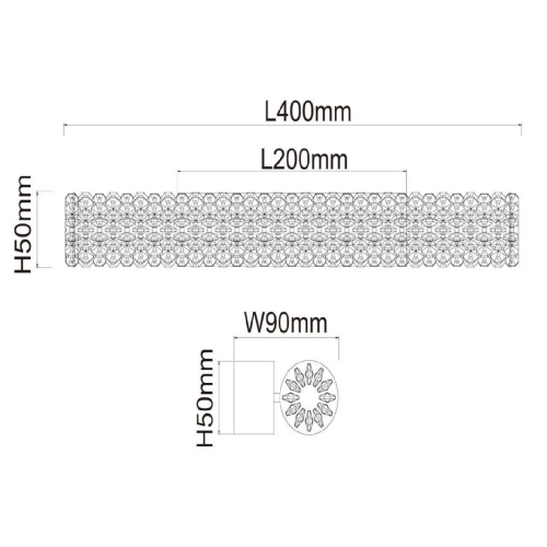 Настенный светодиодный светильник Chiaro Гослар 11 498024401