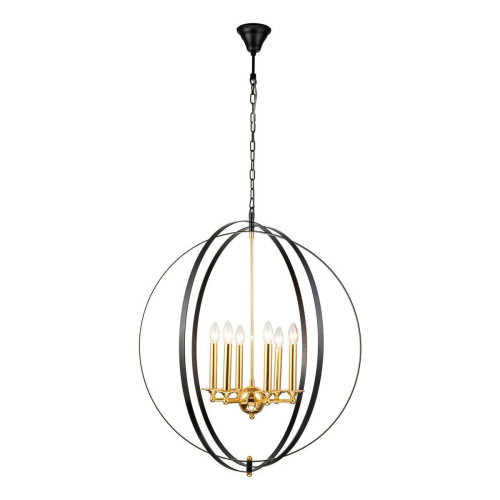 Подвесная люстра iLamp Element 9977-800 GoldBlack