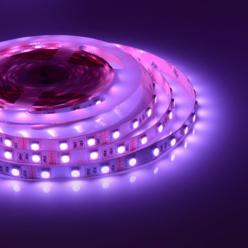 Светодиодная лента Apeyron 14,4W/m 60LED/m 5050SMD разноцветная 5M 17BL Светодиодная лента Apeyron 14,4W/m 60LED/m 5050SMD разноцветная 5M 17BL