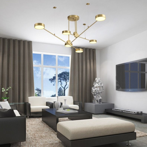 Подвесная Люстра Technum Led Gold By Imperiumloft