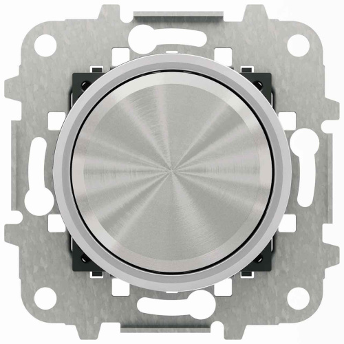 Диммер поворотный универсальный ABB Sky Moon хром 2CLA866000A1401