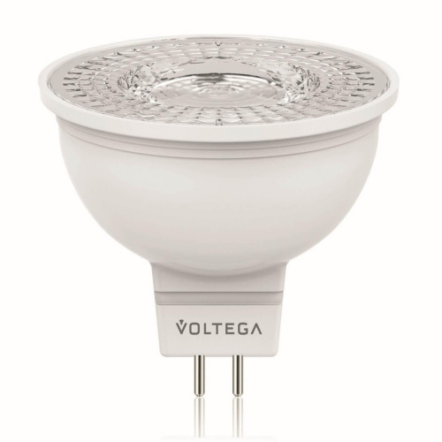 Лампа светодиодная Voltega GU5.3 6W 2800К полусфера прозрачная VG2-S1GU5.3warm6W 5733