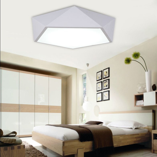 Потолочный Светодиодный Светильник Geometric White D50 By Imperiumloft