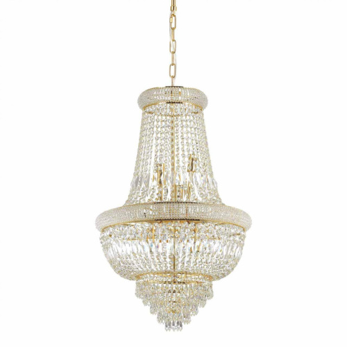 Подвесная люстра Ideal Lux Dubai SP10 Ottone 207216 Подвесная люстра Ideal Lux Dubai SP10 Ottone 207216