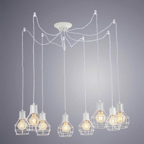 Подвесная люстра Arte Lamp A9182SP-8WH Подвесная люстра Arte Lamp A9182SP-8WH