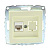 Розетка компьютерная RJ45 Mono Electric Despina/ Larissa 6 кат крем 500-001705-125