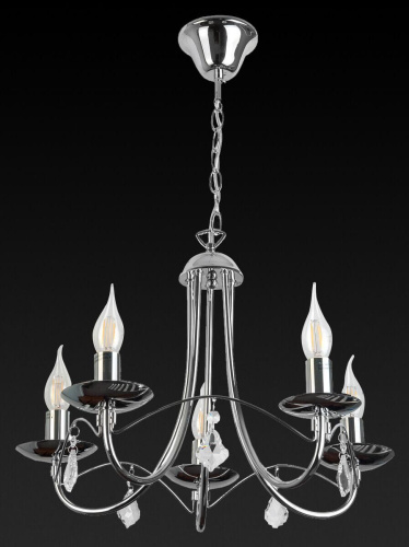 Подвесная люстра Toplight Lily TL6020D-05CH Подвесная люстра Toplight Lily TL6020D-05CH