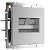 Розетка Werkel двойная Ethernet RJ-45 серебряный WL06-RJ45+RJ45 4690389073540
