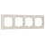 Рамка Werkel Snabb Basic на 4 поста слоновая кость WL03-Frame-04 4690389098765