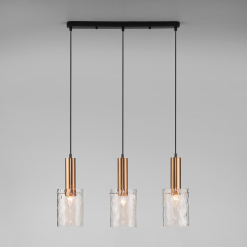 Подвесной светильник Eurosvet 50177/3 черный/бронза