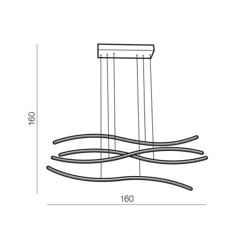 Подвесной светильник Azzardo Waves AZ2913