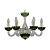 Подвесная люстра Bohemia Ivele 1308/6/165 G Cl/Clear-Green/H-1K