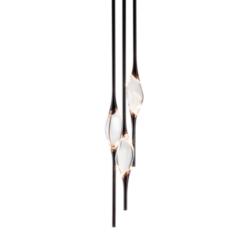 Подвесной светильник Pezzo 3 pearl black