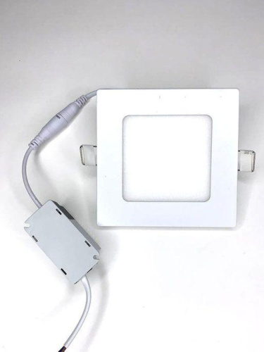 Встраиваемый светодиодный светильник Elvan VLS-102SQ-6W-WW-Wh