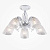 Потолочная люстра Eurosvet 70039/5 белый с серебром