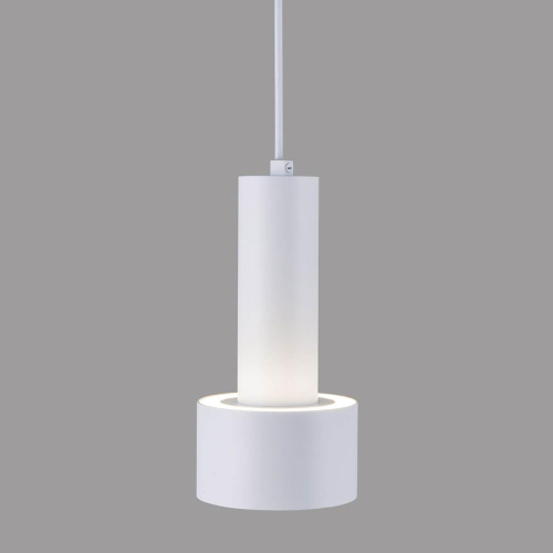 Подвесной светодиодный светильник Elektrostandard DLR033 9W 4200K 3300 белый/хром a041312