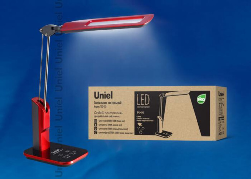 Настольная лампа Uniel TLD-515 Red/LED/900Lm/2700-6400K/Dimmer 09104
