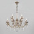 Подвесная люстра Eurosvet Teodore 10103/12 античная бронза/прозрачный хрусталь Strotskis