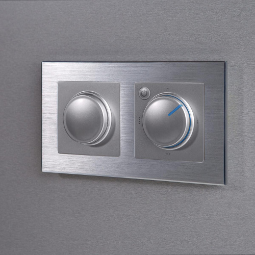 Рамка Werkel Aluminium на 2 поста алюминий WL11-Frame-02 4690389073632