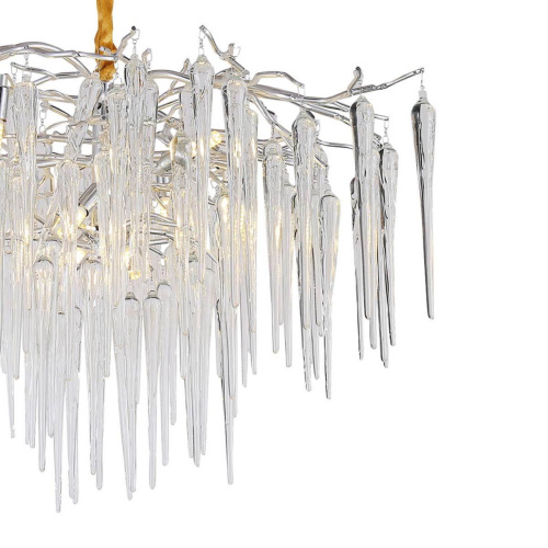 Подвесная люстра Lumien Hall Emelin LH3066/10P-SL-CL Подвесная люстра Lumien Hall Emelin LH3066/10P-SL-CL