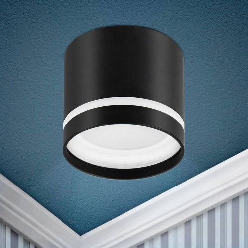 Накладной светильник ЭРА OL9 GX53 BK/WH Б0048542 Накладной светильник ЭРА OL9 GX53 BK/WH Б0048542